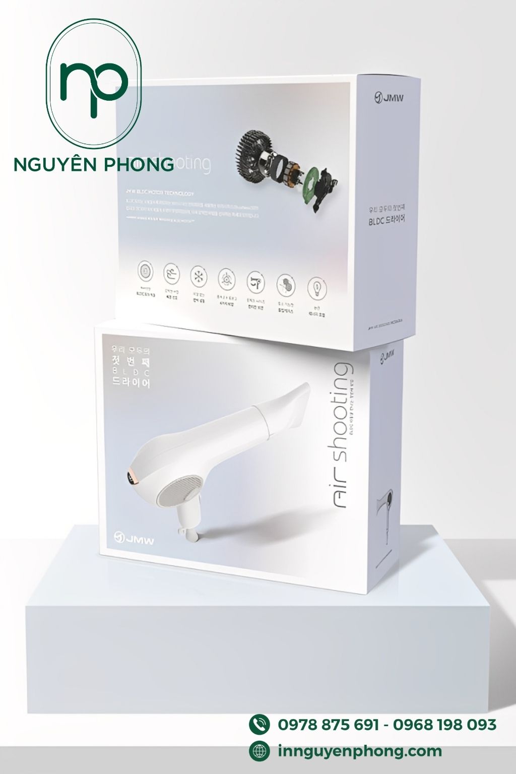 Mẫu hộp carton đựng máy sấy xu hướng 